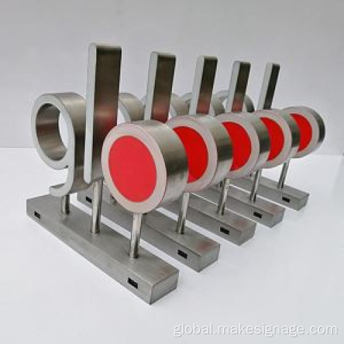Free Standing Tabletop Signs 3D Free Standing Table Letters Supplier